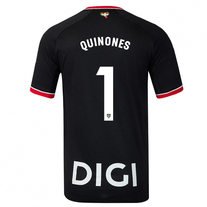 Danxen Kvinder Mariasun Quiñones #1 Sort Hvid Rød Udebane Spillertrøjer 2026/27 Trøje T-Shirt