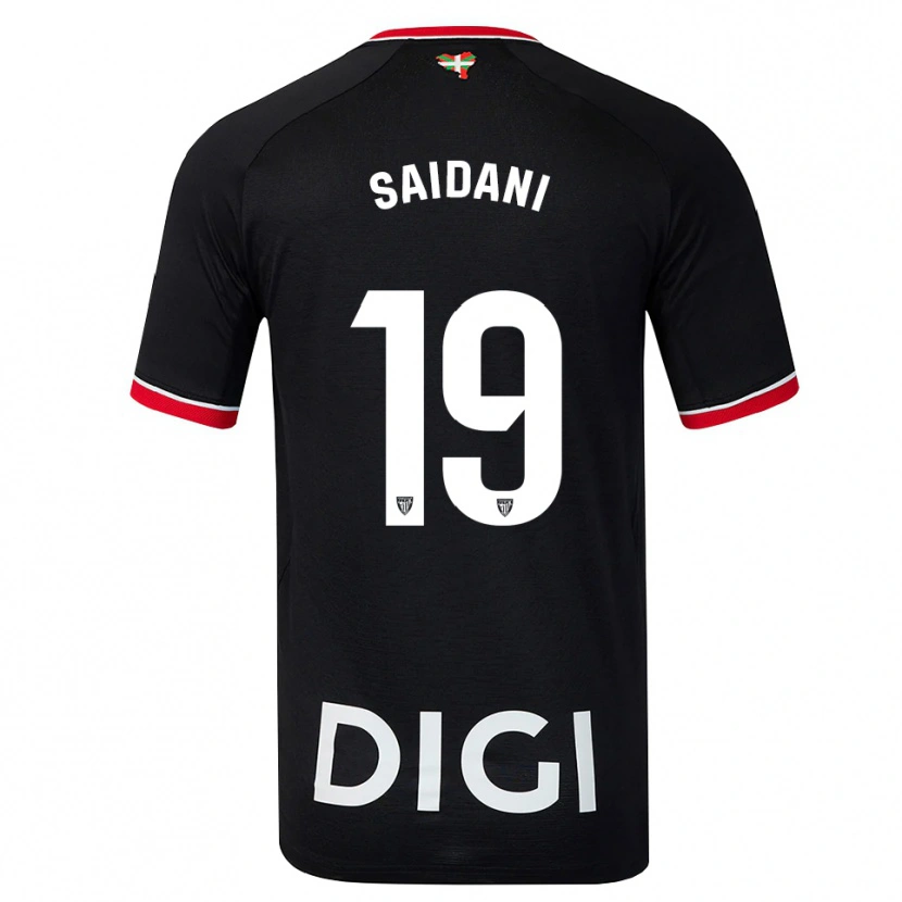 Danxen Kvinder Ismahel Saidani #19 Sort Hvid Rød Udebane Spillertrøjer 2026/27 Trøje T-Shirt