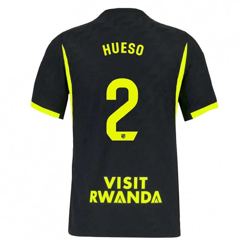Danxen Kvinder Romeo Hueso #2 Lysegrøn Sort Udebane Spillertrøjer 2026/27 Trøje T-Shirt