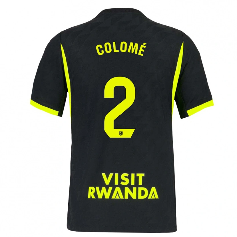 Danxen Kvinder Jan Colomé #2 Lysegrøn Sort Udebane Spillertrøjer 2026/27 Trøje T-Shirt