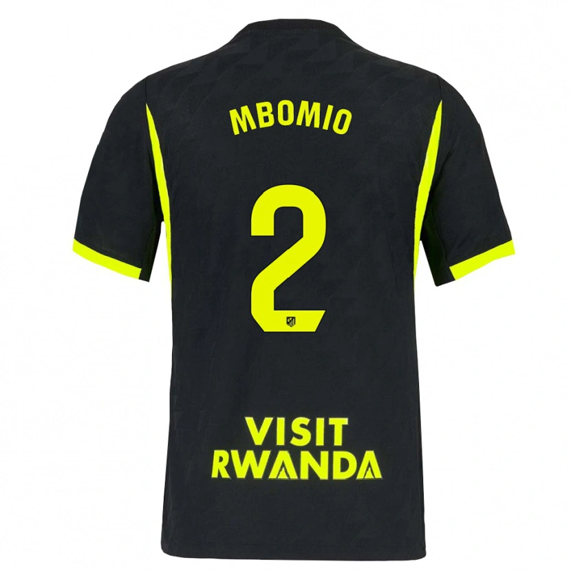 Danxen Kvinder Rony Mbomio #2 Lysegrøn Sort Udebane Spillertrøjer 2026/27 Trøje T-Shirt