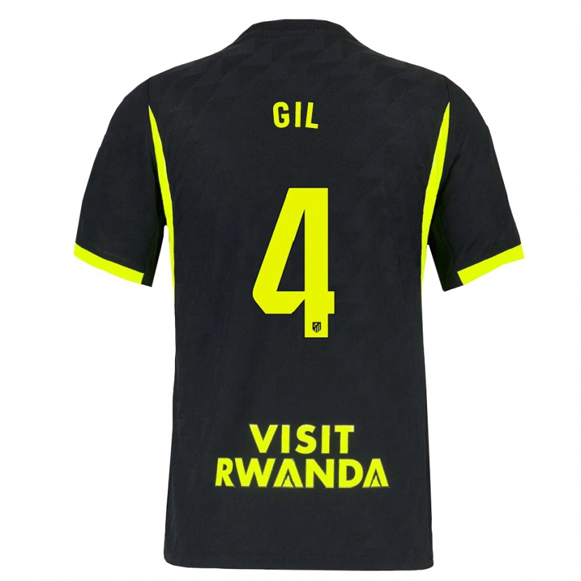 Danxen Kvinder Miguel Gil #4 Lysegrøn Sort Udebane Spillertrøjer 2026/27 Trøje T-Shirt