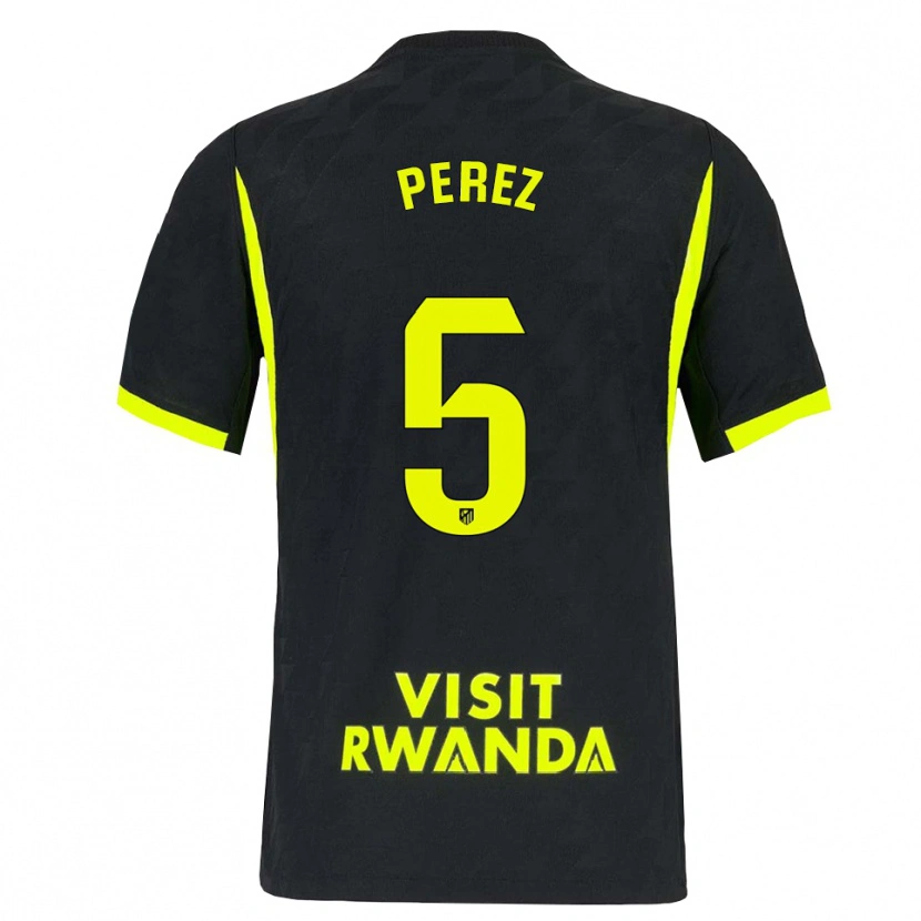 Danxen Kvinder Xènia Pérez #5 Lysegrøn Sort Udebane Spillertrøjer 2026/27 Trøje T-Shirt