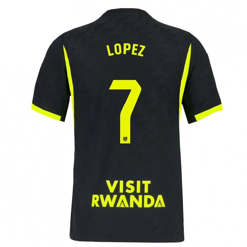 Danxen Kvinder Maitane Lopez #7 Lysegrøn Sort Udebane Spillertrøjer 2026/27 Trøje T-Shirt