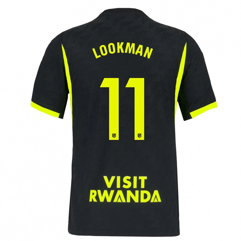 Danxen Kvinder Ademola Lookman #11 Lysegrøn Sort Udebane Spillertrøjer 2026/27 Trøje T-Shirt