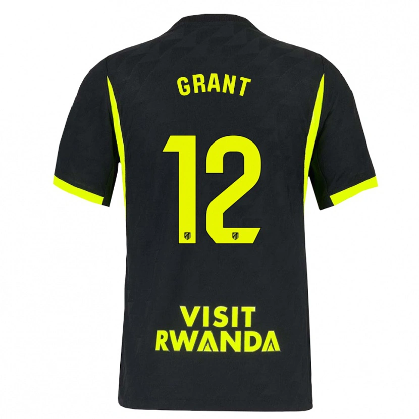 Danxen Kvinder Cristian Grant #12 Lysegrøn Sort Udebane Spillertrøjer 2026/27 Trøje T-Shirt