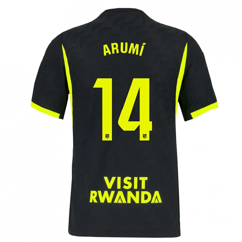 Danxen Kvinder Joel Arumí #14 Lysegrøn Sort Udebane Spillertrøjer 2026/27 Trøje T-Shirt