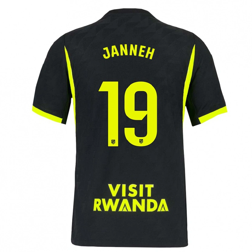 Danxen Kvinder Omar Janneh #19 Lysegrøn Sort Udebane Spillertrøjer 2026/27 Trøje T-Shirt