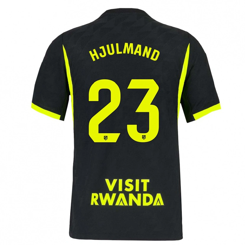 Danxen Kvinder Morten Hjulmand #23 Lysegrøn Sort Udebane Spillertrøjer 2026/27 Trøje T-Shirt