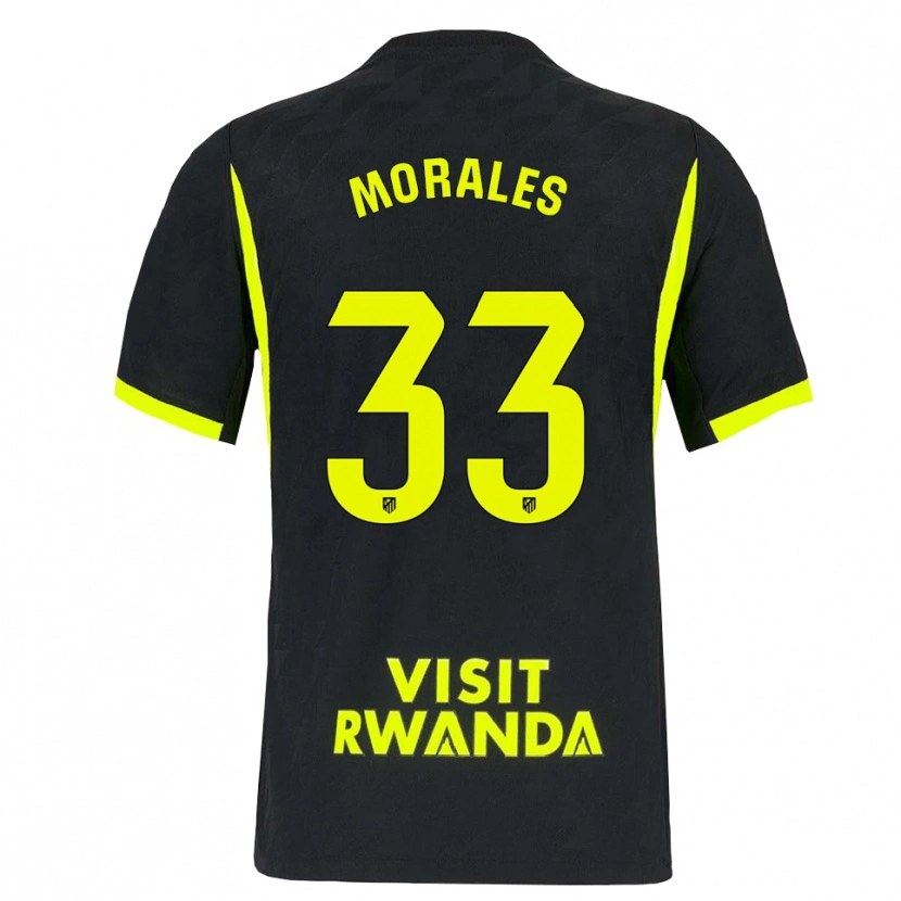 Danxen Kvinder Luismi Morales #33 Lysegrøn Sort Udebane Spillertrøjer 2026/27 Trøje T-Shirt