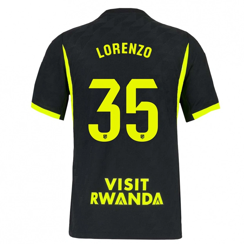 Danxen Kvinder Diego Lorenzo #35 Lysegrøn Sort Udebane Spillertrøjer 2026/27 Trøje T-Shirt