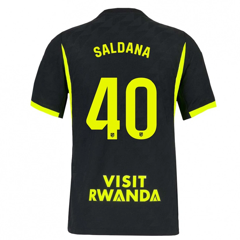 Danxen Kvinder Jose Saldana #40 Lysegrøn Sort Udebane Spillertrøjer 2026/27 Trøje T-Shirt