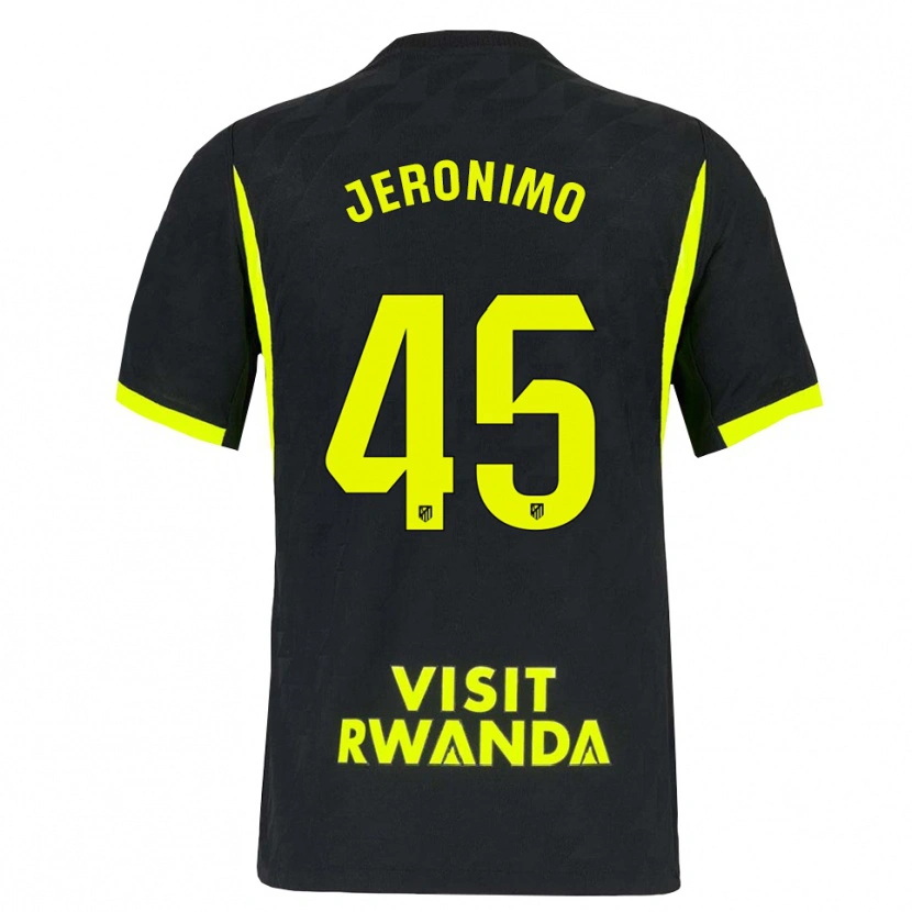 Danxen Kvinder Isaiah Jeronimo #45 Lysegrøn Sort Udebane Spillertrøjer 2026/27 Trøje T-Shirt