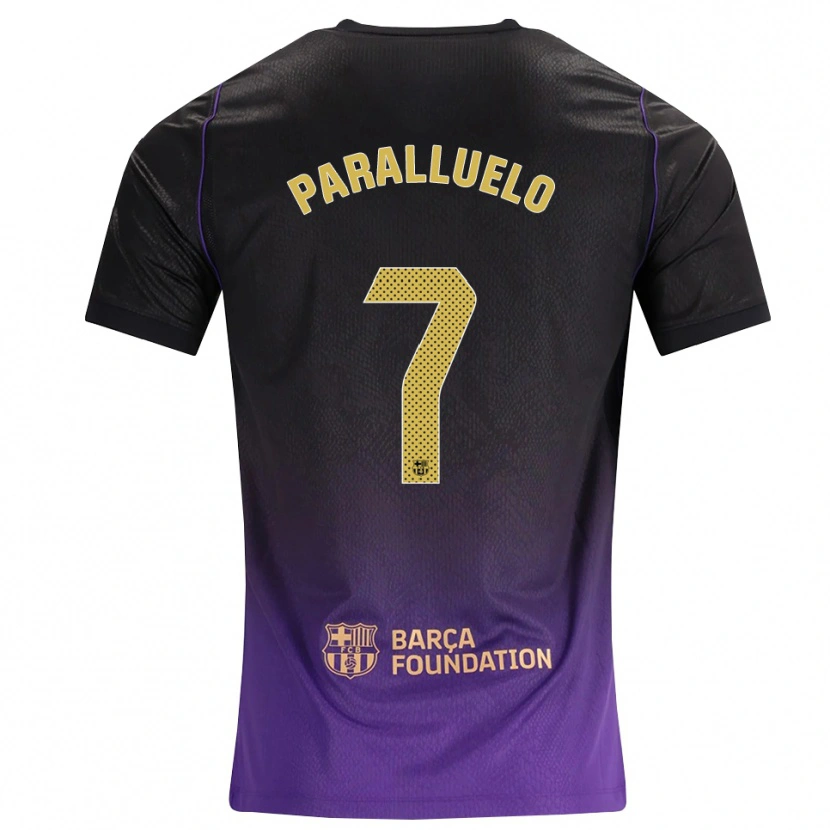 Danxen Kvinder Salma Paralluelo #7 Lilla Gul Sort Udebane Spillertrøjer 2026/27 Trøje T-Shirt