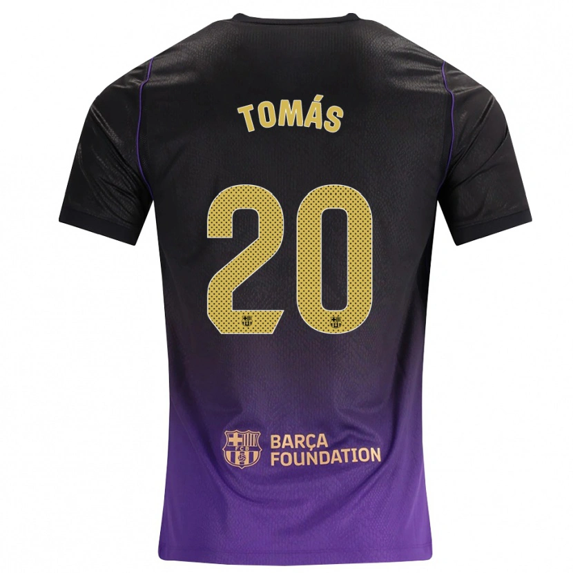 Danxen Kvinder Roberto Tomás #20 Lilla Gul Sort Udebane Spillertrøjer 2026/27 Trøje T-Shirt