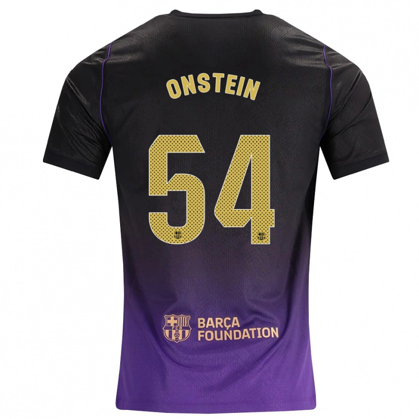 Danxen Kvinder Juwensley Onstein #54 Lilla Gul Sort Udebane Spillertrøjer 2026/27 Trøje T-Shirt