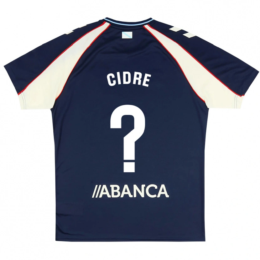 Danxen Kvinder Xavier Cidre #0 Kongeblå Rød Hvid Udebane Spillertrøjer 2026/27 Trøje T-Shirt