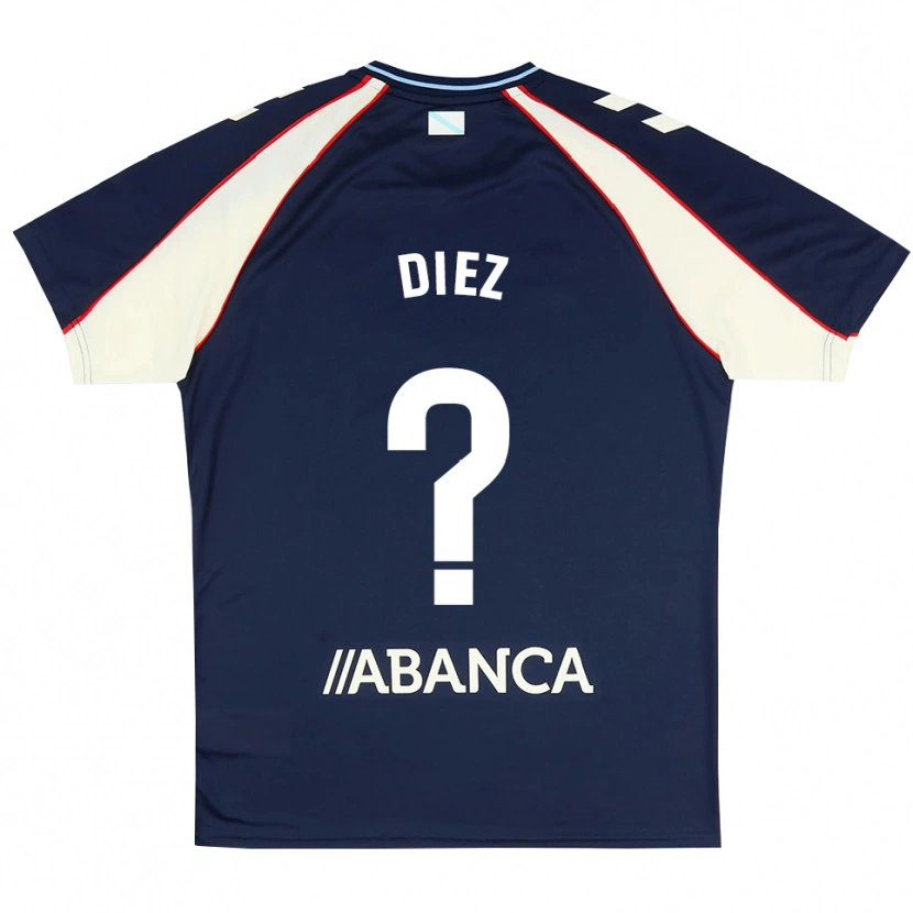 Danxen Kvinder Sergio Diez #0 Kongeblå Rød Hvid Udebane Spillertrøjer 2026/27 Trøje T-Shirt