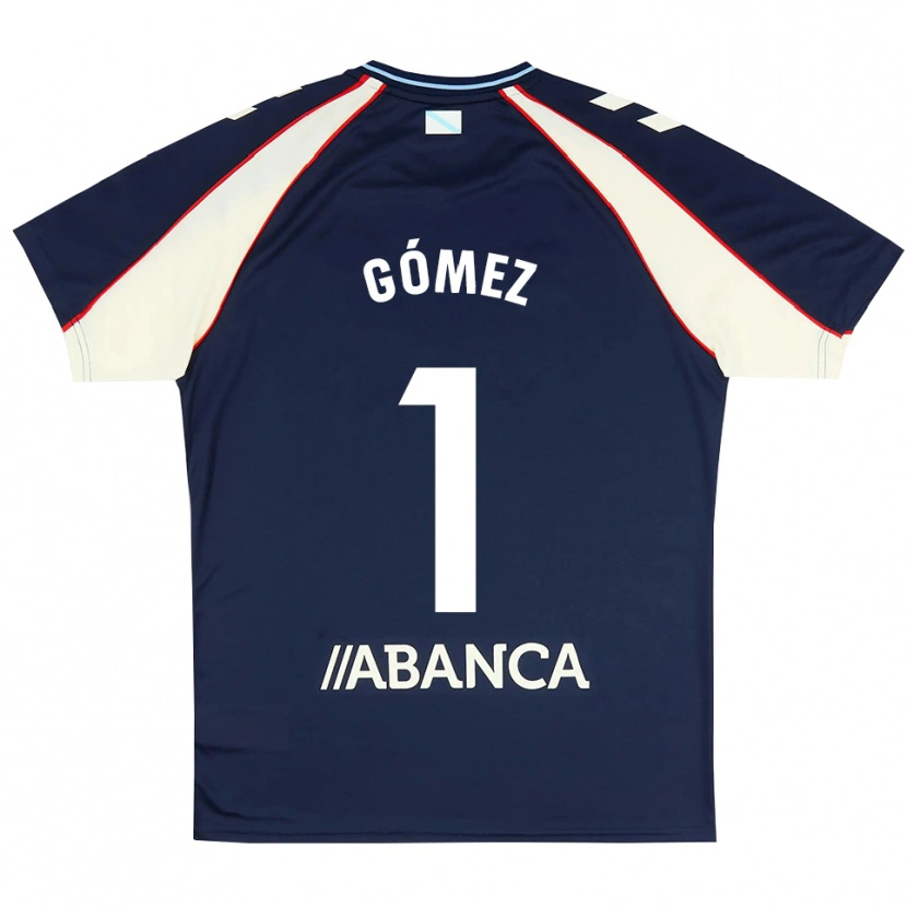 Danxen Kvinder Nuria Gómez #1 Kongeblå Rød Hvid Udebane Spillertrøjer 2026/27 Trøje T-Shirt
