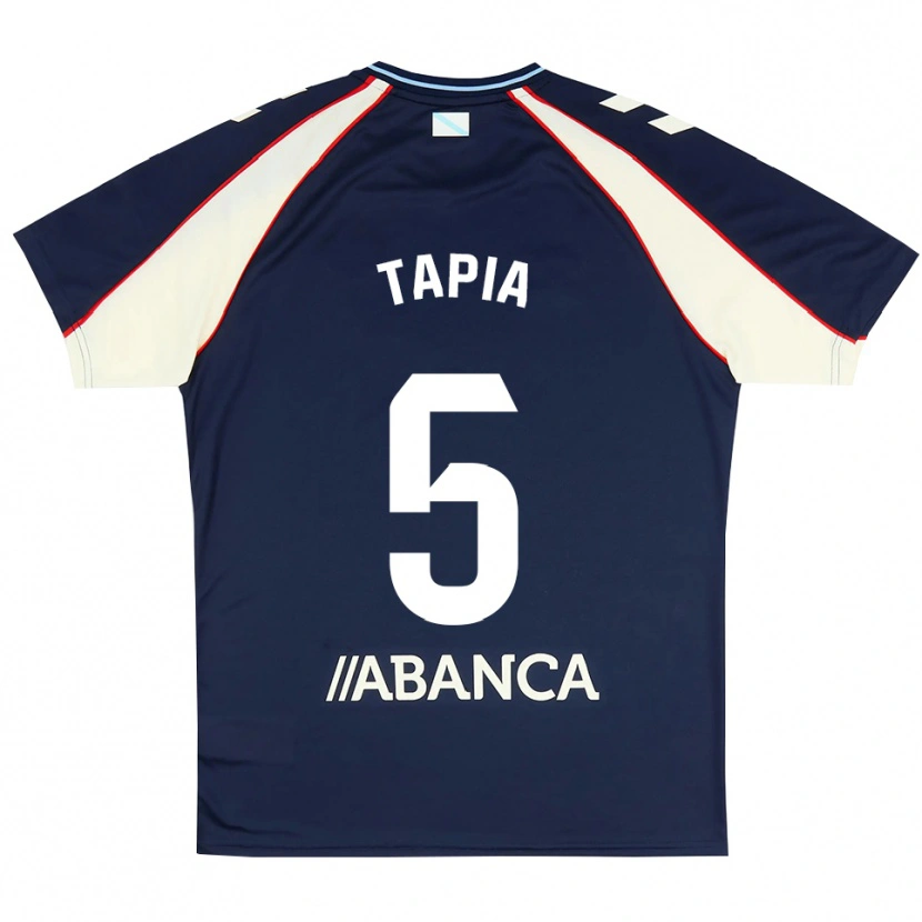 Danxen Kvinder Renato Tapia #5 Kongeblå Rød Hvid Udebane Spillertrøjer 2026/27 Trøje T-Shirt