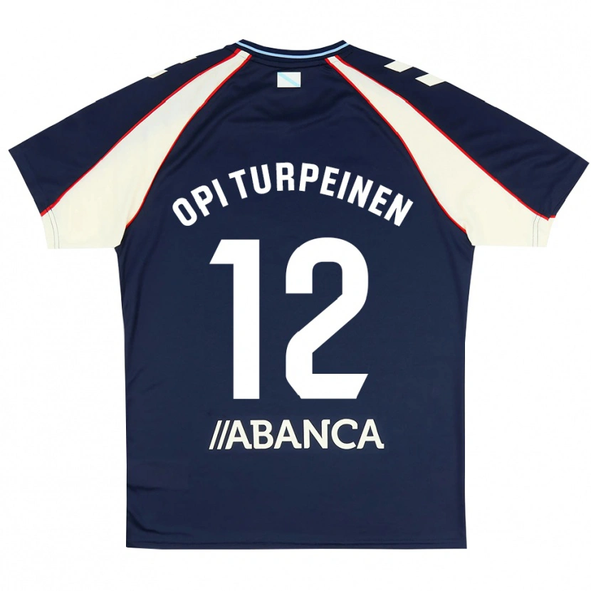 Danxen Kvinder Aslak Opi Turpeinen #12 Kongeblå Rød Hvid Udebane Spillertrøjer 2026/27 Trøje T-Shirt