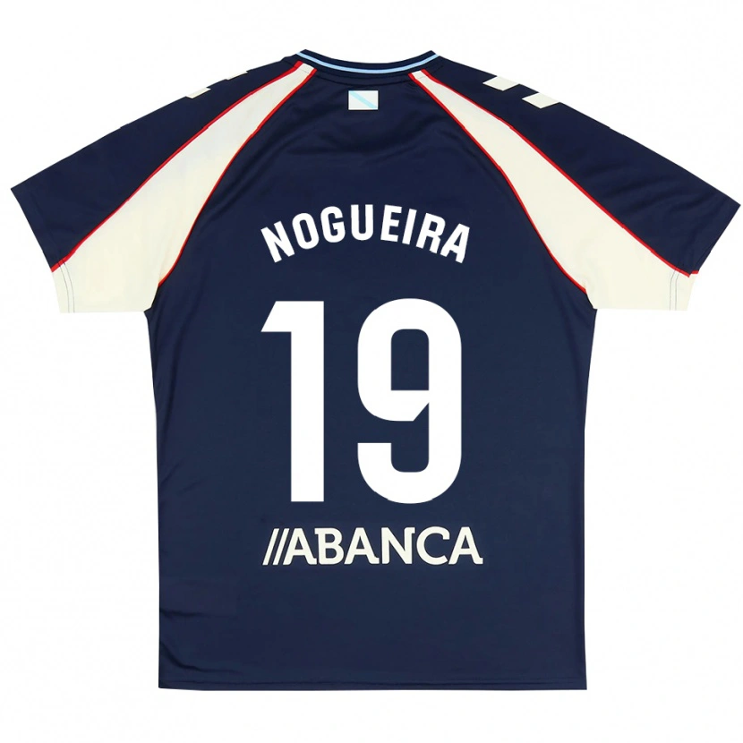 Danxen Kvinder María Nogueira #19 Kongeblå Rød Hvid Udebane Spillertrøjer 2026/27 Trøje T-Shirt