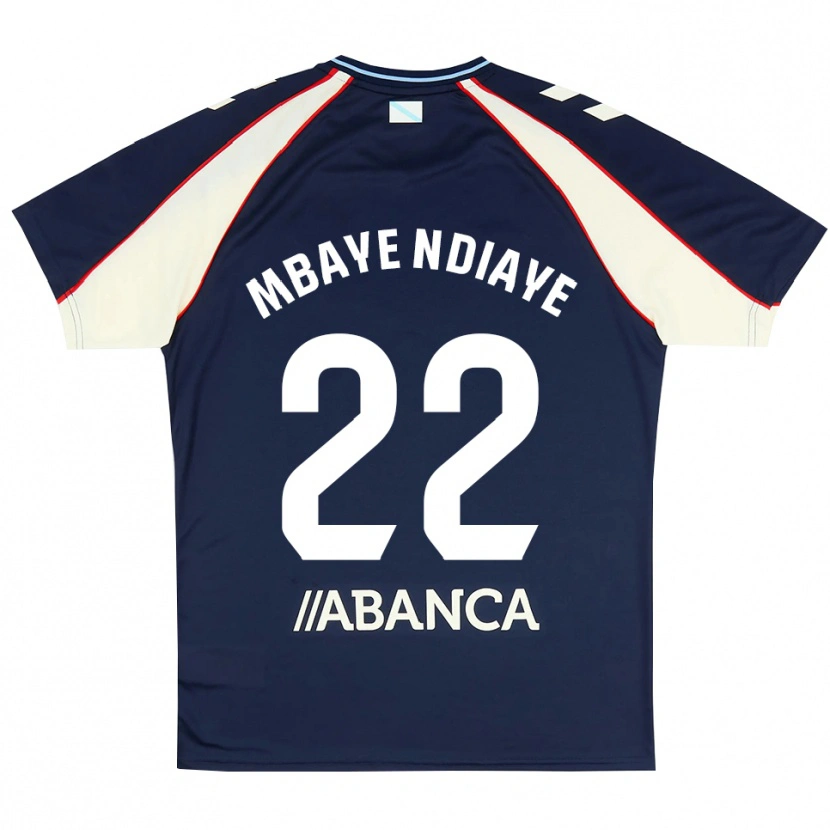 Danxen Kvinder Seyni Mbaye Ndiaye #22 Kongeblå Rød Hvid Udebane Spillertrøjer 2026/27 Trøje T-Shirt