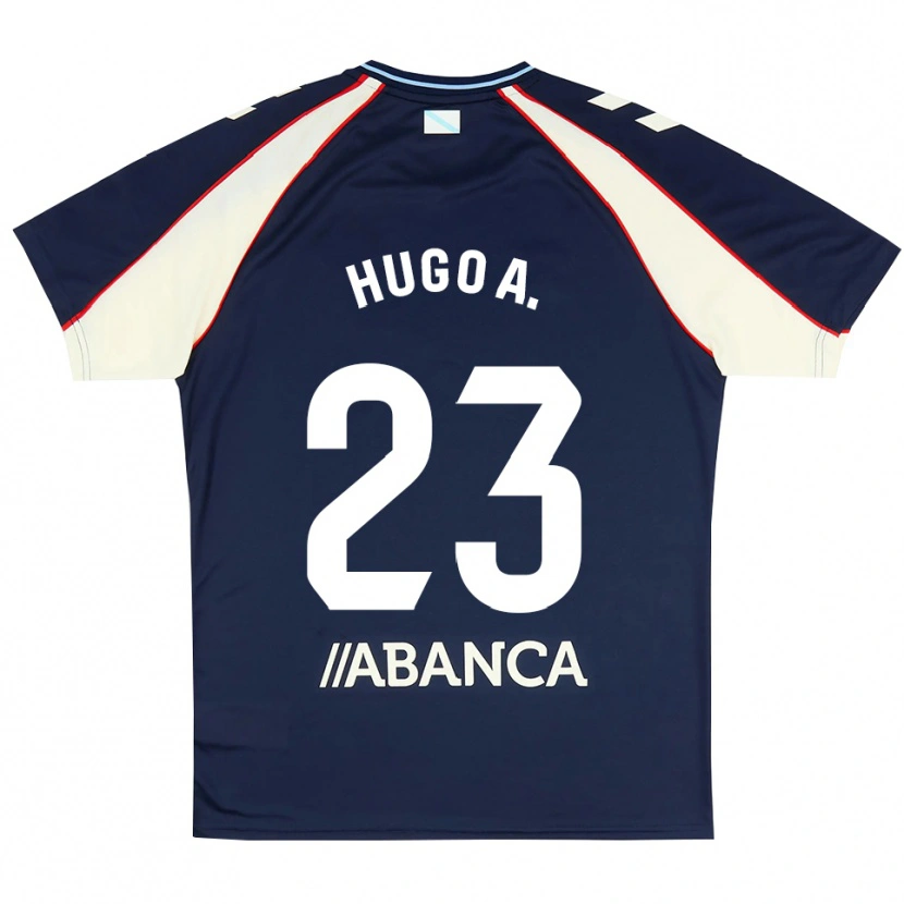 Danxen Kvinder Hugo Álvarez #23 Kongeblå Rød Hvid Udebane Spillertrøjer 2026/27 Trøje T-Shirt