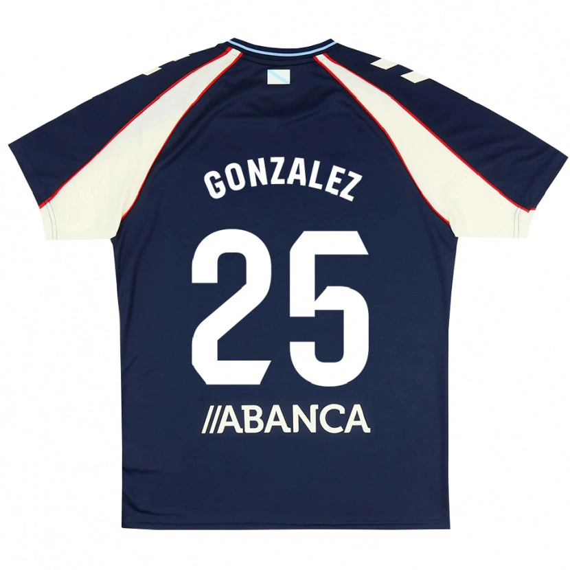 Danxen Kvinder Marcos González #25 Kongeblå Rød Hvid Udebane Spillertrøjer 2026/27 Trøje T-Shirt