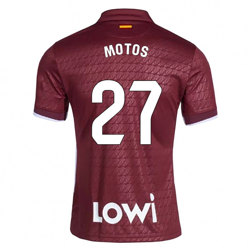 Danxen Kvinder Israel Motos #27 Mørkerød Hvid Udebane Spillertrøjer 2026/27 Trøje T-Shirt