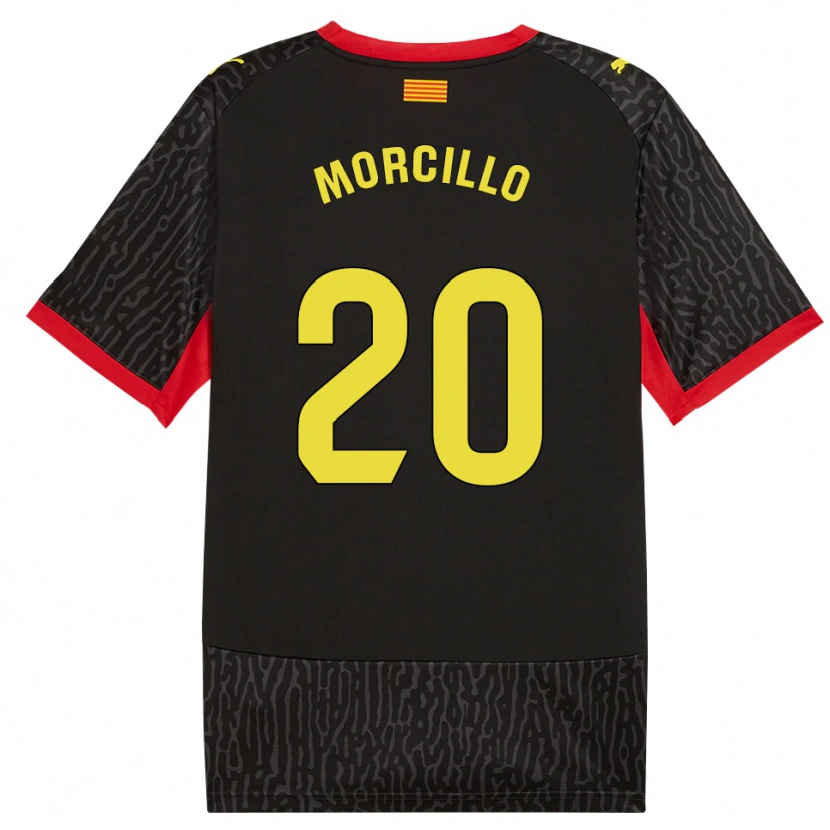 Danxen Kvinder Luis Morcillo #20 Sort Gul Rød Udebane Spillertrøjer 2026/27 Trøje T-Shirt