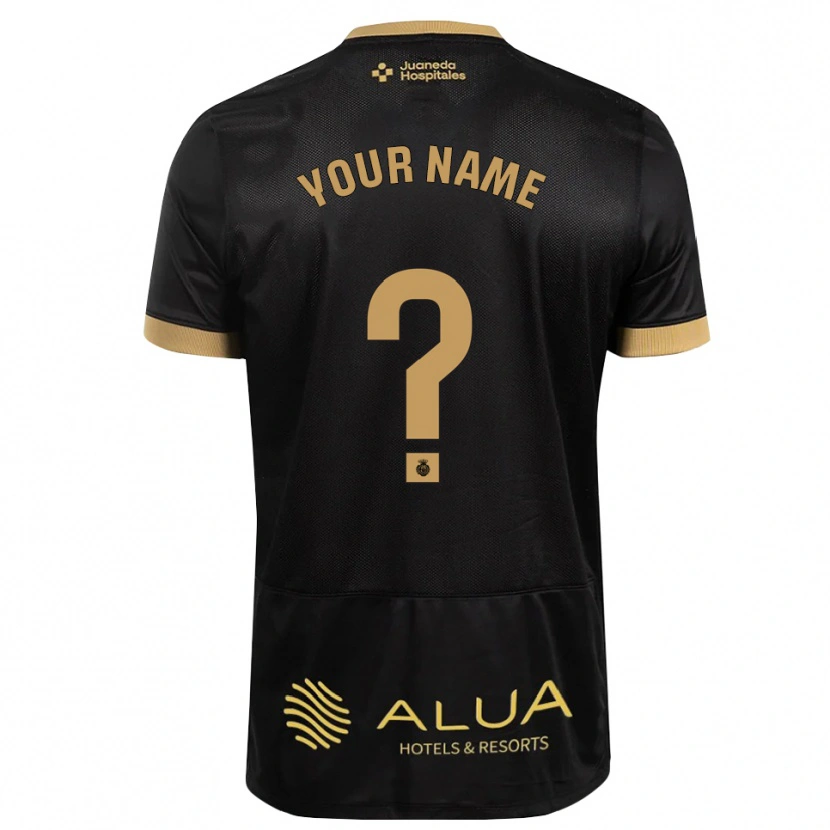 Danxen Kvinder Dit Navn #0 Sort Sandfarvet Burlywood Udebane Spillertrøjer 2026/27 Trøje T-Shirt