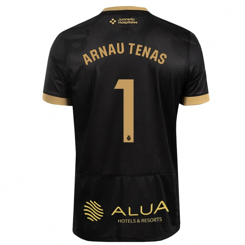 Danxen Kvinder Arnau Tenas #1 Sort Sandfarvet Burlywood Udebane Spillertrøjer 2026/27 Trøje T-Shirt