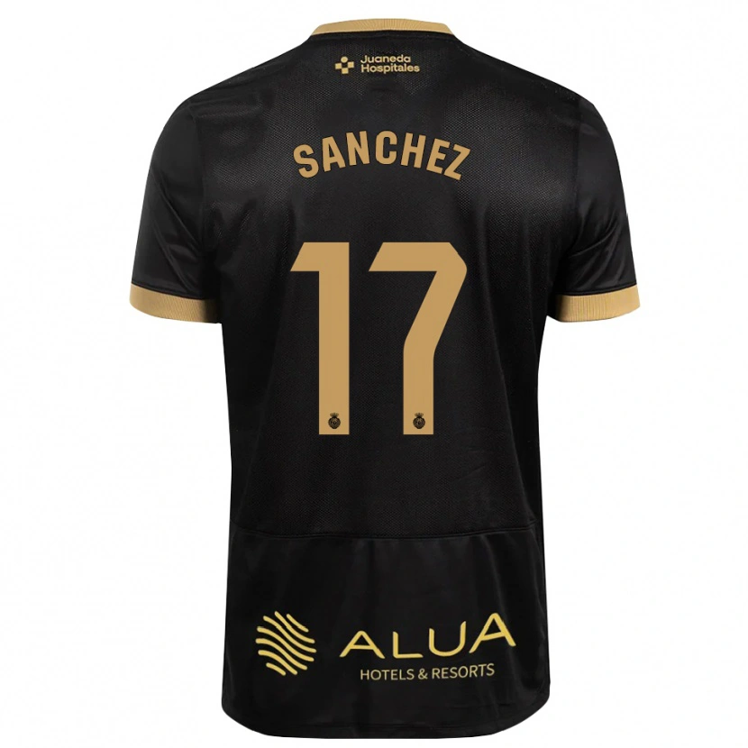 Danxen Kvinder Avelino Sánchez #17 Sort Sandfarvet Burlywood Udebane Spillertrøjer 2026/27 Trøje T-Shirt