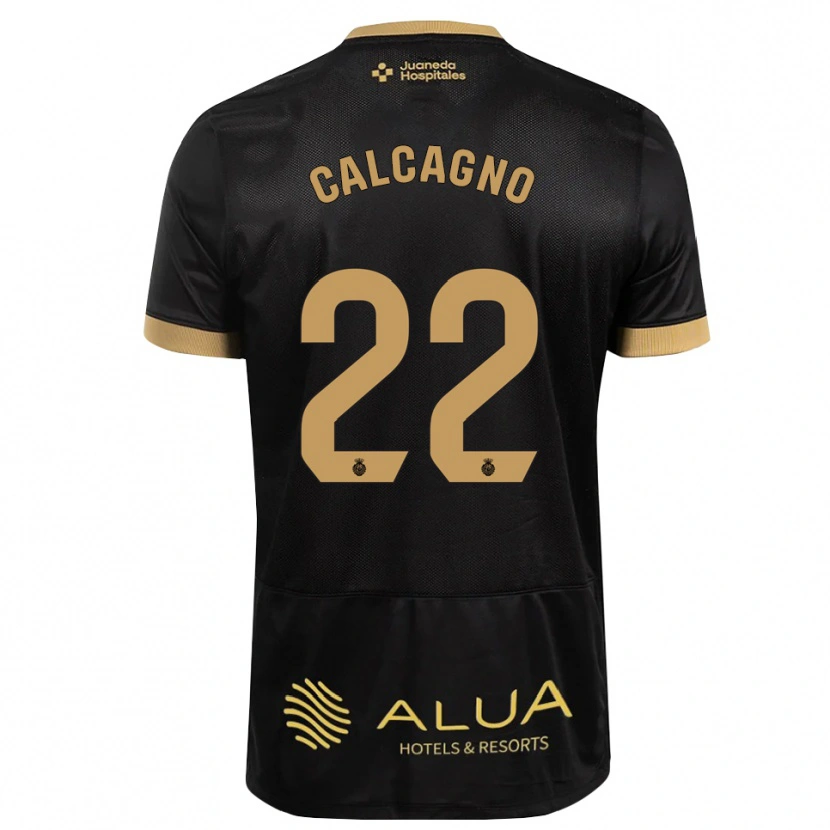 Danxen Kvinder Bruno Calcagno #22 Sort Sandfarvet Burlywood Udebane Spillertrøjer 2026/27 Trøje T-Shirt