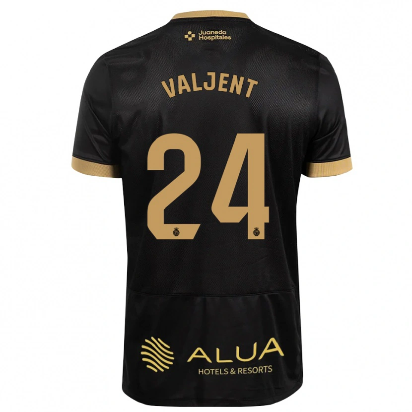 Danxen Kvinder Martin Valjent #24 Sort Sandfarvet Burlywood Udebane Spillertrøjer 2026/27 Trøje T-Shirt