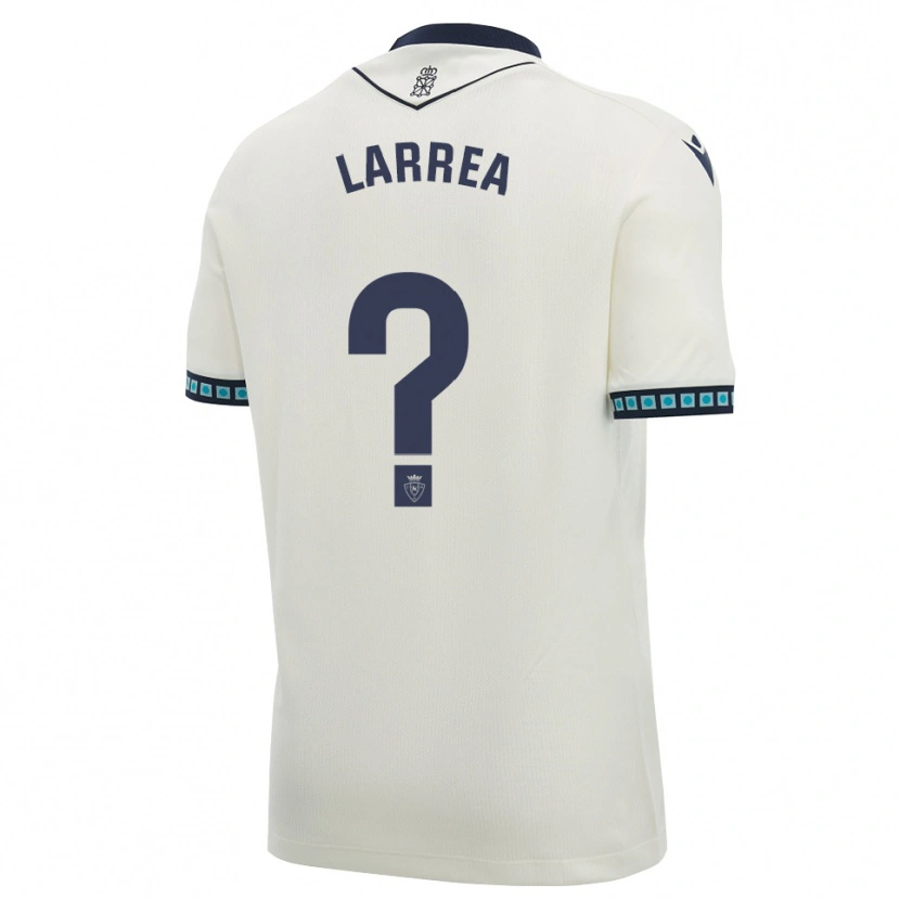 Danxen Kvinder Unai Larrea #0 Hvid Sort Lys Himmelblå Udebane Spillertrøjer 2026/27 Trøje T-Shirt