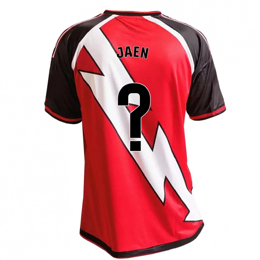 Danxen Kvinder Carlos Jaén #0 Rød Sort Hvid Udebane Spillertrøjer 2026/27 Trøje T-Shirt