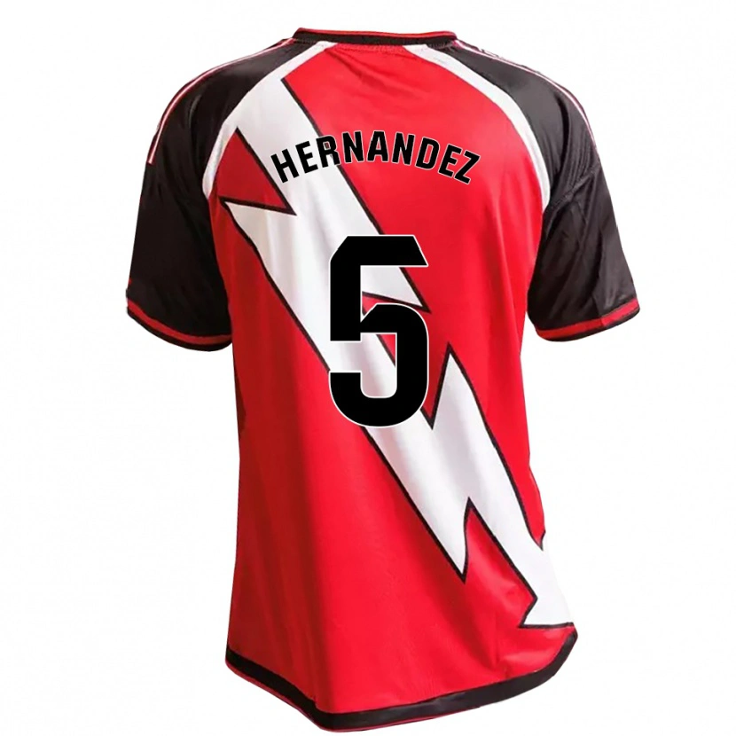 Danxen Kvinder Aridane Hernández #5 Rød Sort Hvid Udebane Spillertrøjer 2026/27 Trøje T-Shirt