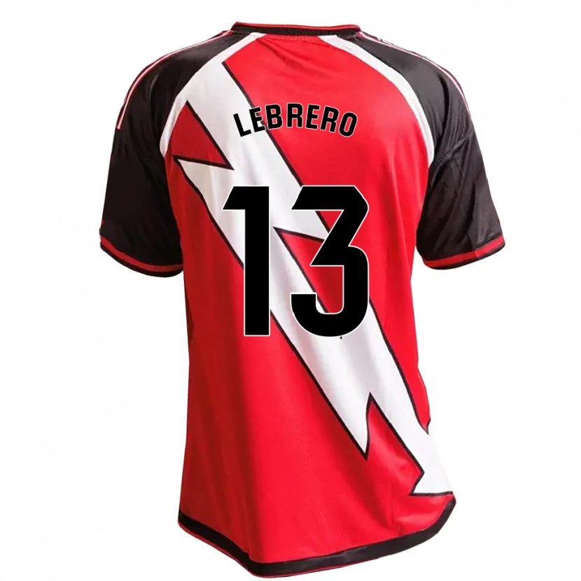 Danxen Kvinder Lucia Lebrero Rodríguez #13 Rød Sort Hvid Udebane Spillertrøjer 2026/27 Trøje T-Shirt