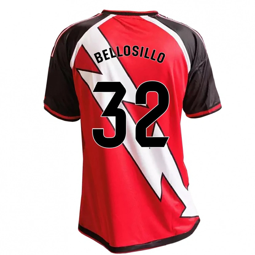 Danxen Kvinder Pablo Bellosillo #32 Rød Sort Hvid Udebane Spillertrøjer 2026/27 Trøje T-Shirt