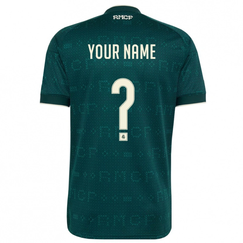 Danxen Kvinder Dit Navn #0 Mørk Skifergrå Hvid Udebane Spillertrøjer 2026/27 Trøje T-Shirt