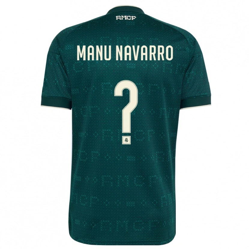 Danxen Kvinder Manu Navarro #0 Mørk Skifergrå Hvid Udebane Spillertrøjer 2026/27 Trøje T-Shirt