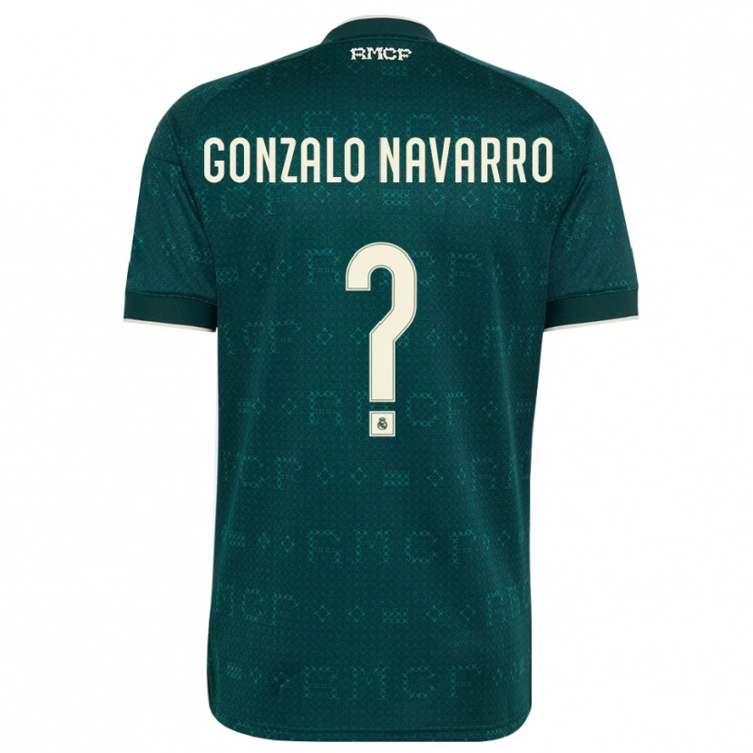 Danxen Kvinder Gonzalo Navarro #0 Mørk Skifergrå Hvid Udebane Spillertrøjer 2026/27 Trøje T-Shirt