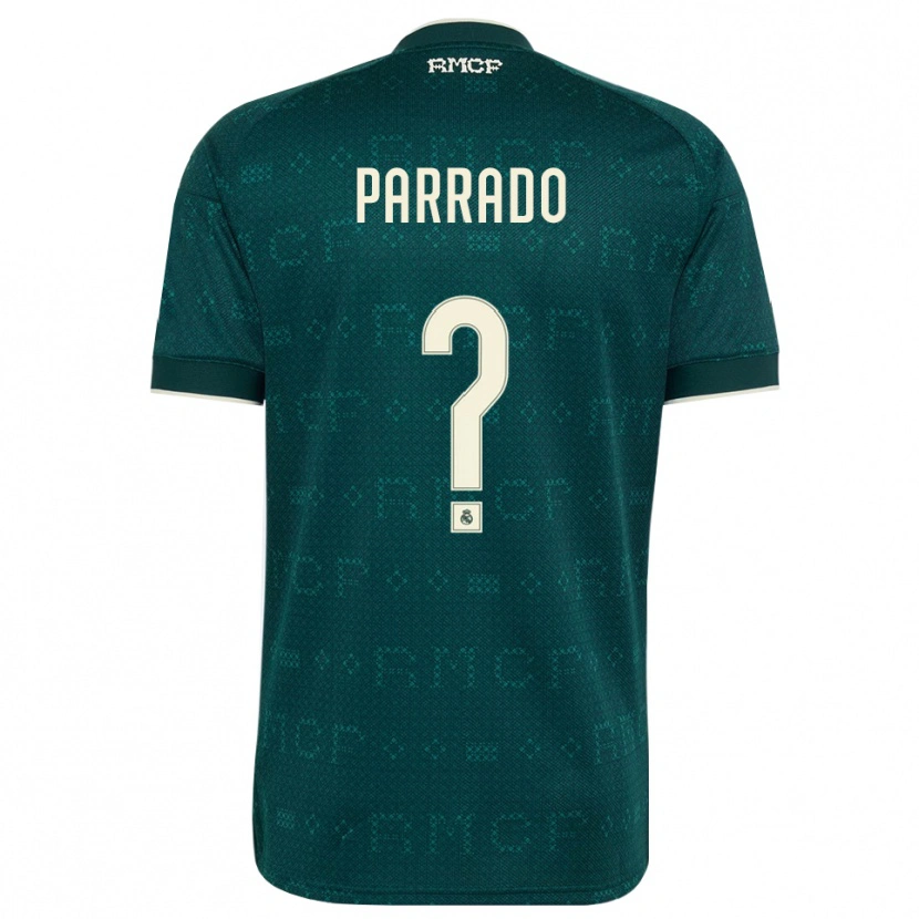 Danxen Kvinder Diego Parrado #0 Mørk Skifergrå Hvid Udebane Spillertrøjer 2026/27 Trøje T-Shirt