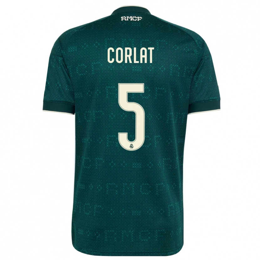Danxen Kvinder Edu Corlat #5 Mørk Skifergrå Hvid Udebane Spillertrøjer 2026/27 Trøje T-Shirt