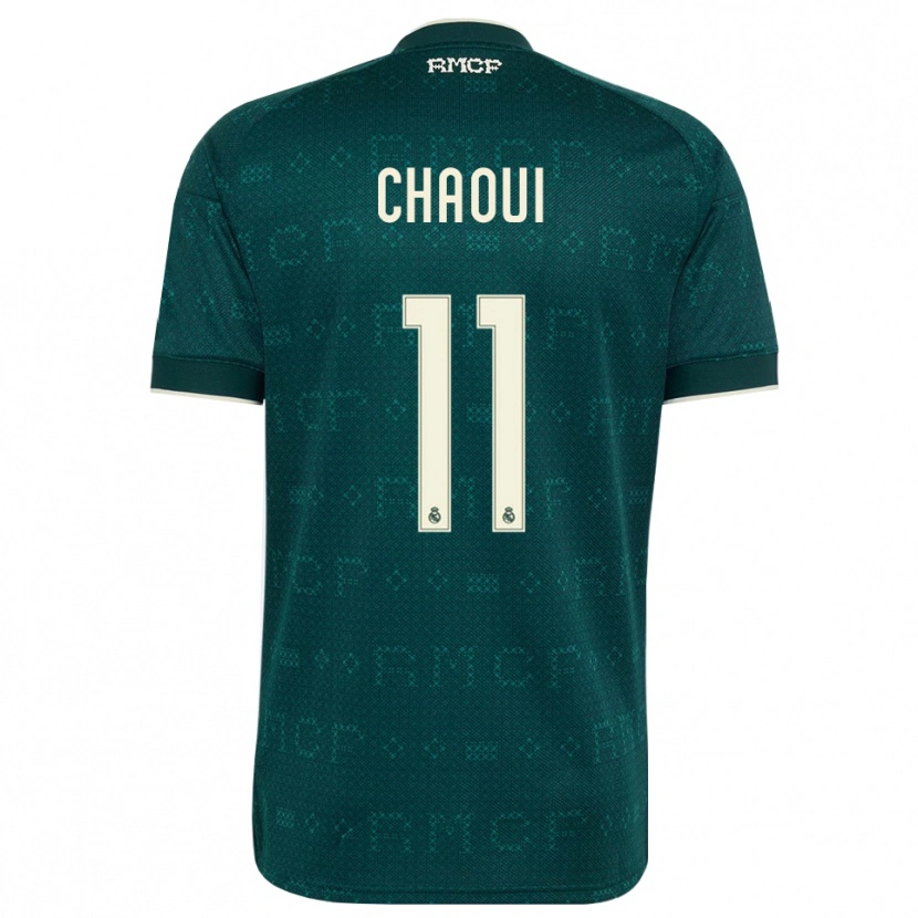 Danxen Kvinder Omar Chaoui #11 Mørk Skifergrå Hvid Udebane Spillertrøjer 2026/27 Trøje T-Shirt