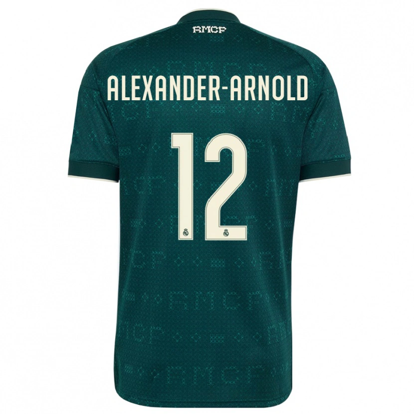 Danxen Kvinder Trent Alexander-Arnold #12 Mørk Skifergrå Hvid Udebane Spillertrøjer 2026/27 Trøje T-Shirt