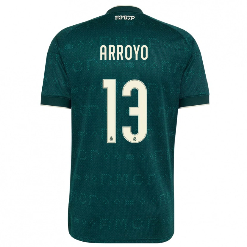 Danxen Kvinder Diego Arroyo #13 Mørk Skifergrå Hvid Udebane Spillertrøjer 2026/27 Trøje T-Shirt