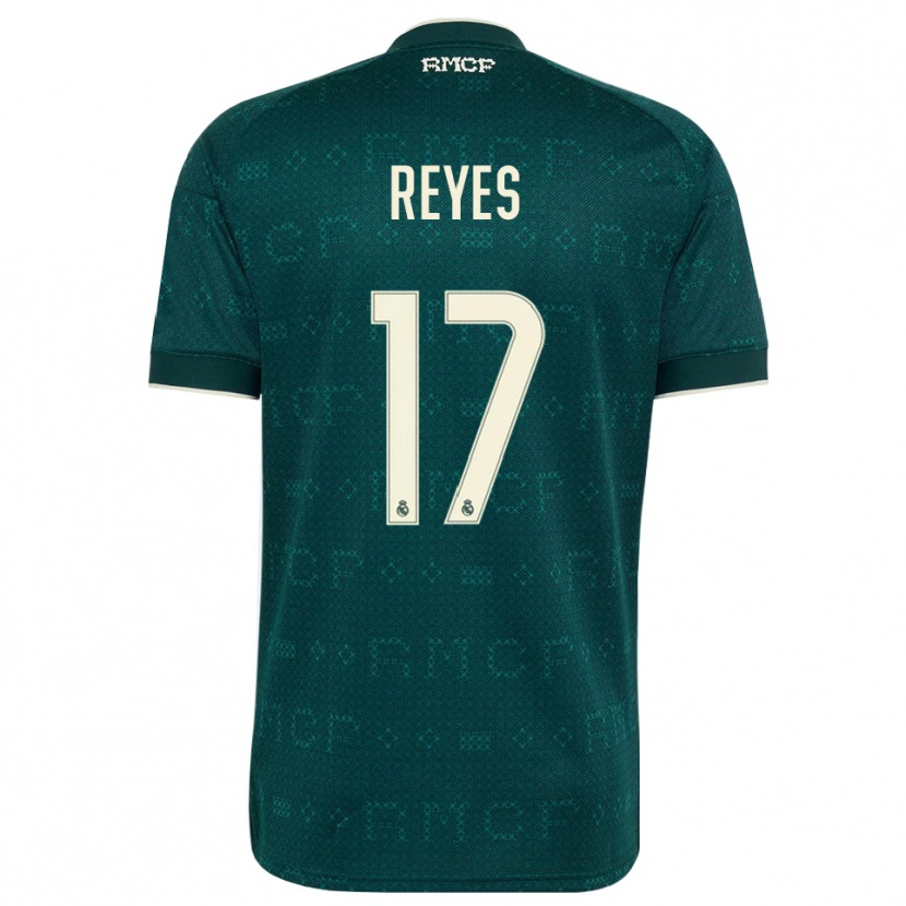 Danxen Kvinder José Reyes #17 Mørk Skifergrå Hvid Udebane Spillertrøjer 2026/27 Trøje T-Shirt